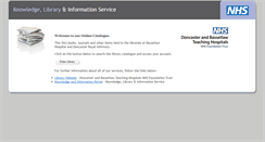 Desktop Screenshot of dab.nhslibraries.com