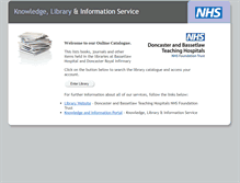 Tablet Screenshot of dab.nhslibraries.com